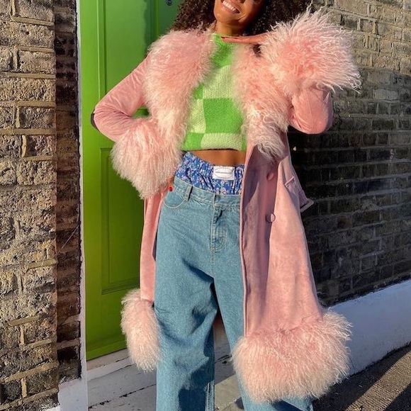 charlotte simone pink penny coat - Picture 5 of 7